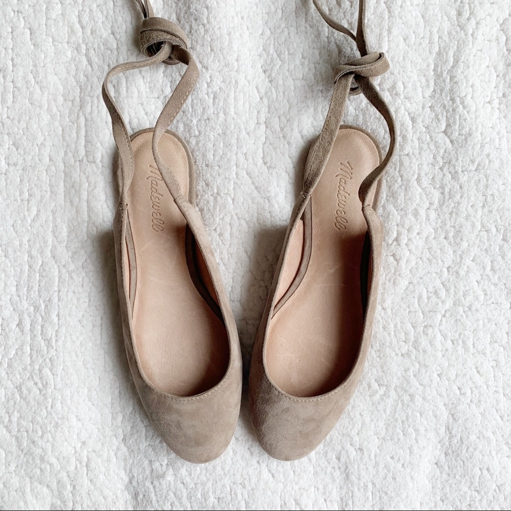 NIB MADEWELL APRIL ANKLE WRAP FLATS